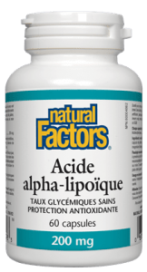 Acide alpha-lipoïque 60caps