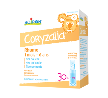 Children's Coryzalia for cold 30 sterile & drinkable unit-doses